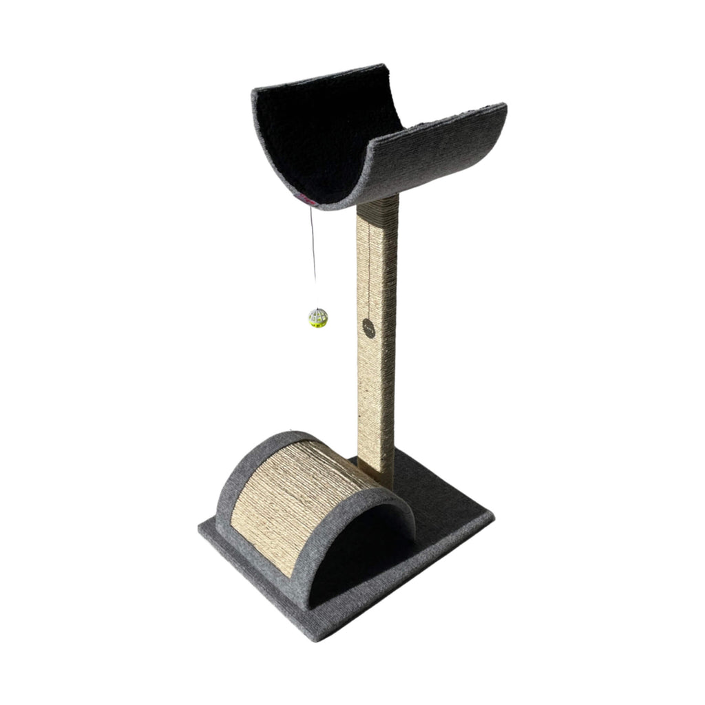 ScratzMe Hide & Scratz Cat Tree - angle