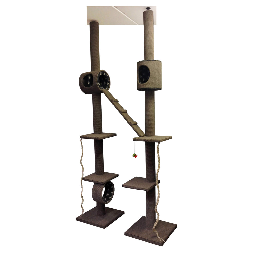 ScratzMe High-Rise Twin Cat Tree - main