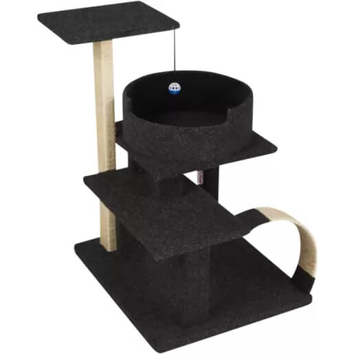 ScratzMe Feline Fortress Cat Tree - angle 2