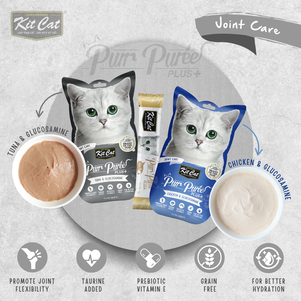 Kit Cat Purr Puree Plus+ (4 x 15g)