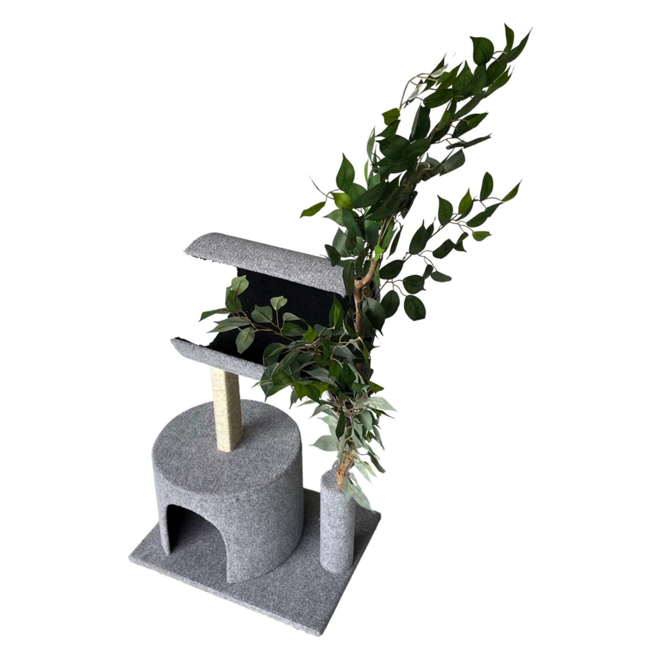 ScratzMe Jungle Den Cat Tree - angle 1