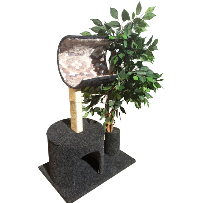 ScratzMe Jungle Den Cat Tree - angle 2
