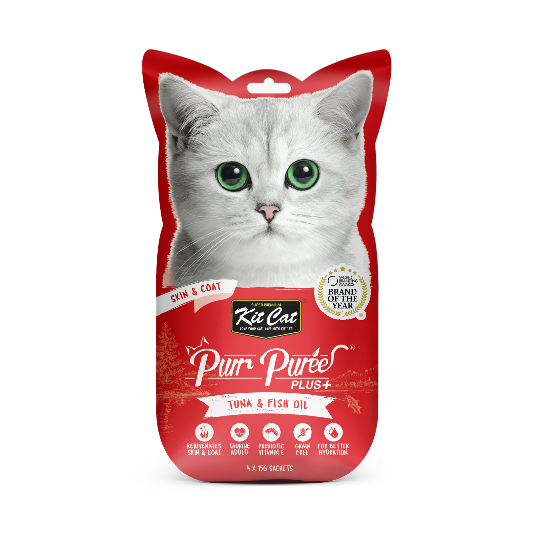 Kit Cat Purr Puree Plus+ (4 x 15g)