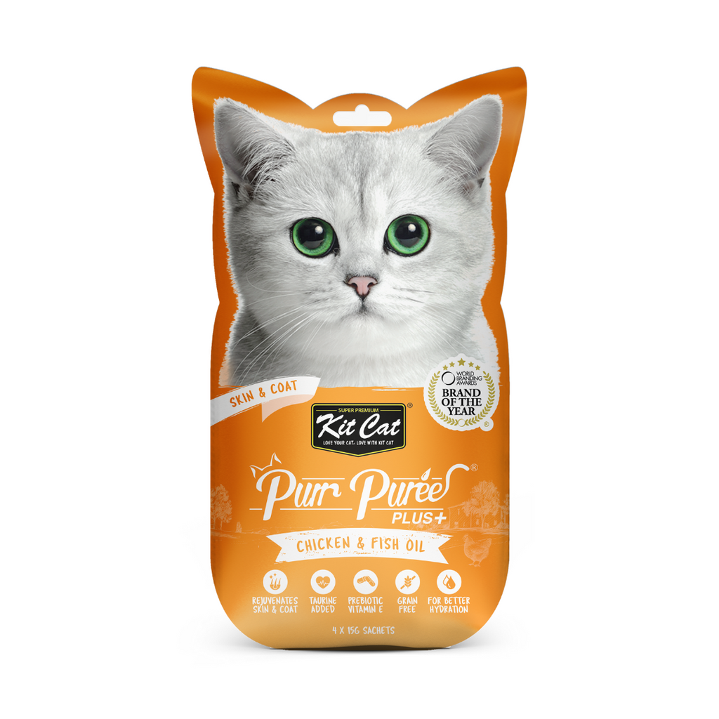 Kit Cat Purr Puree Plus+ (4 x 15g)