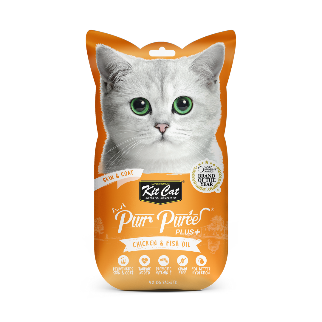 Kit Cat Purr Puree Plus+ (4 x 15g)