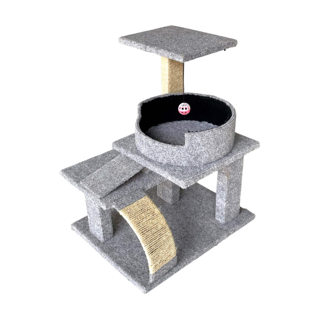 ScratzMe Kitten Castle Cat Tree - angle