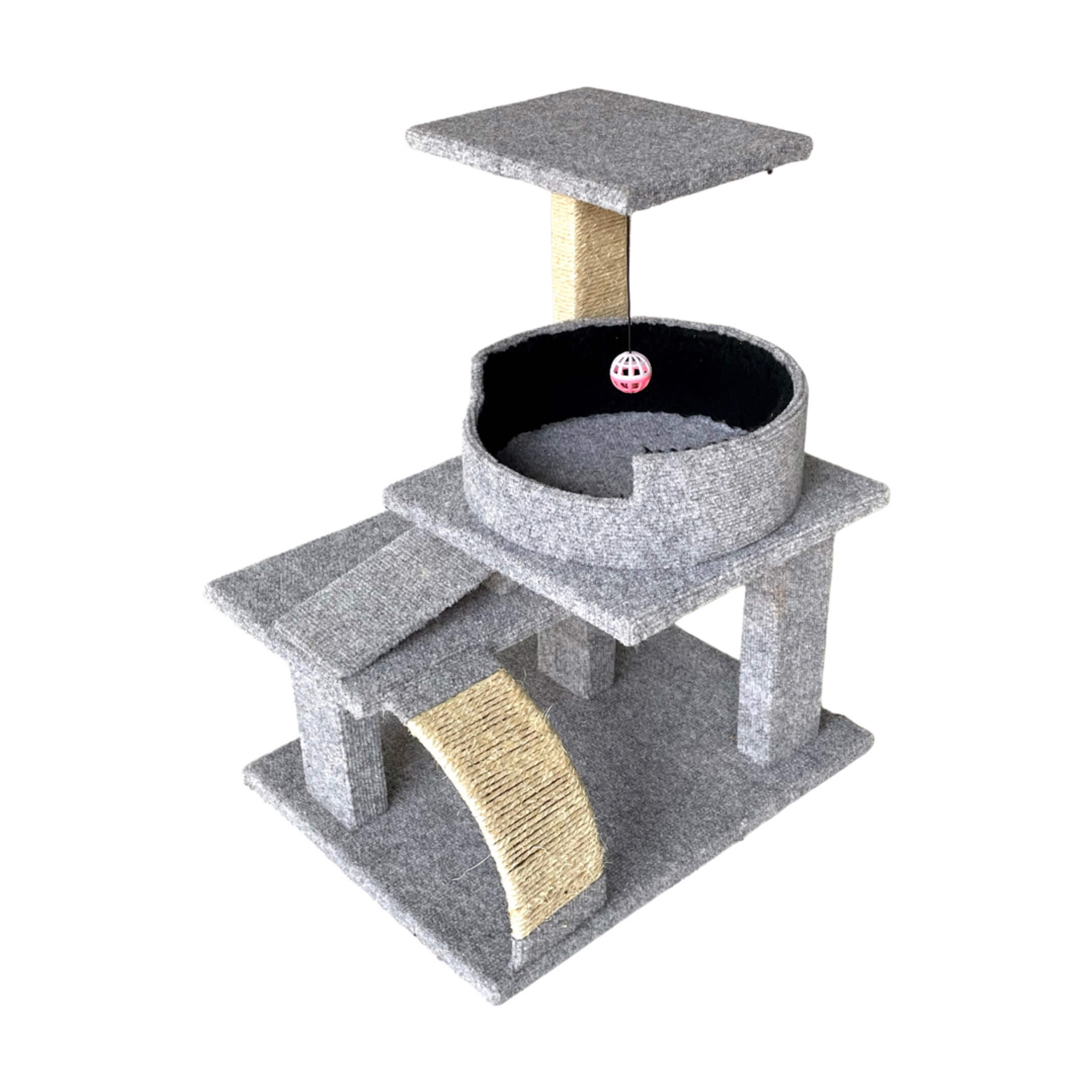 ScratzMe Kitten Castle Cat Tree - angle