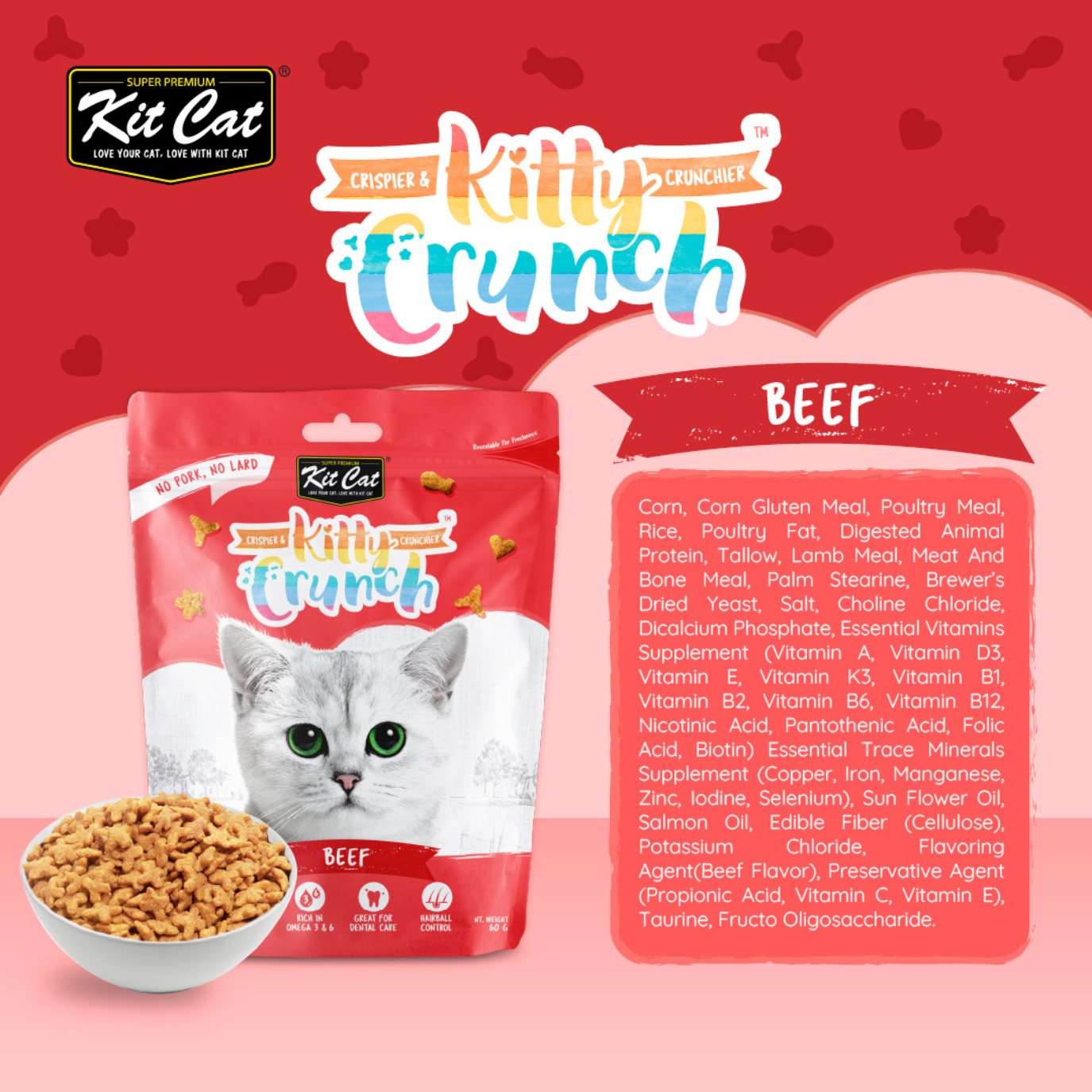 Kit Cat Kitty Crunch (60g)