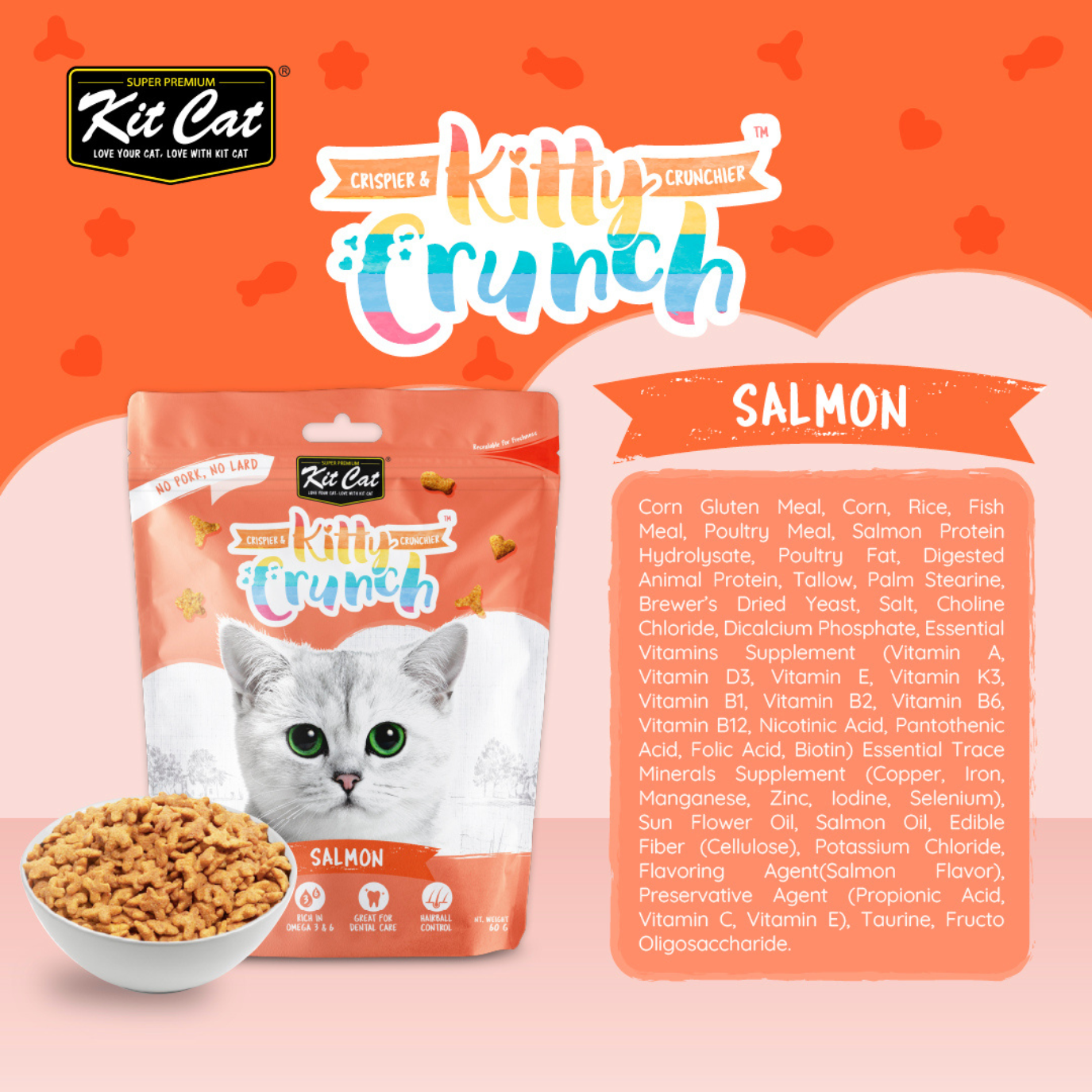 Kit Cat Kitty Crunch (60g)