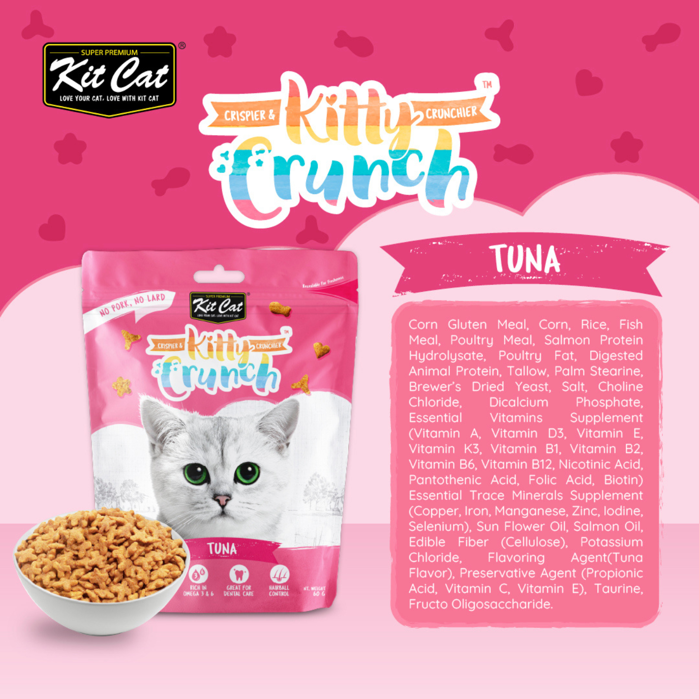 Kit Cat Kitty Crunch (60g)