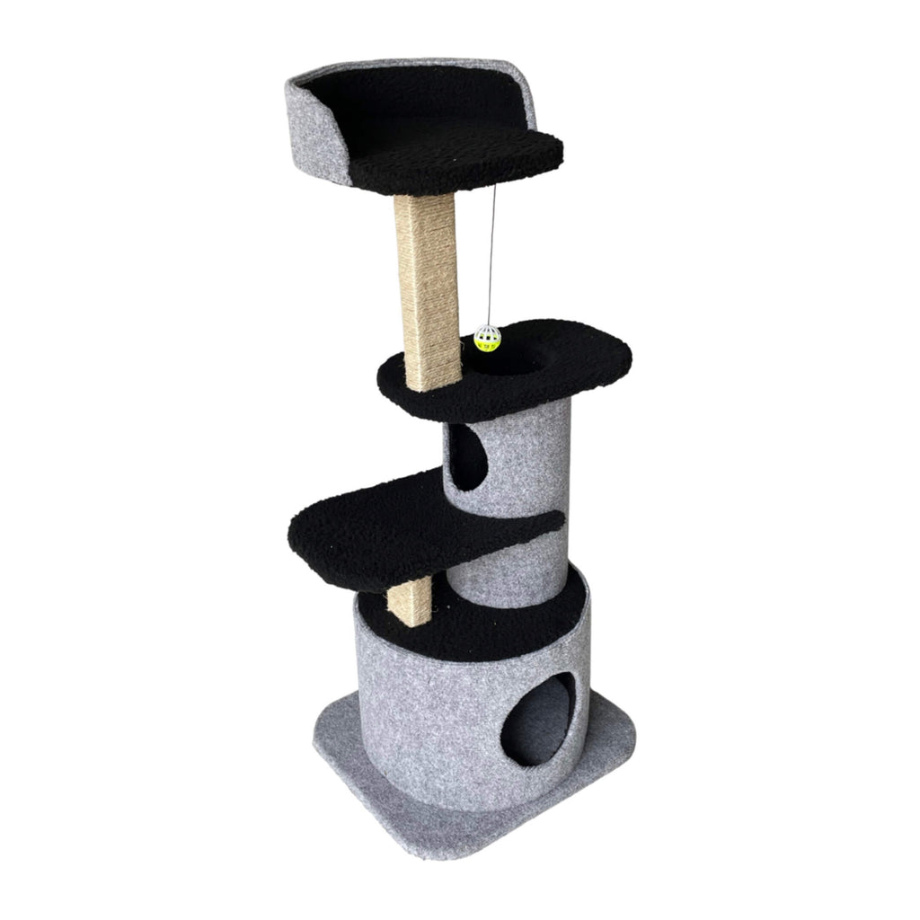 ScratzMe Krazy Cottage Cat Tree - angle