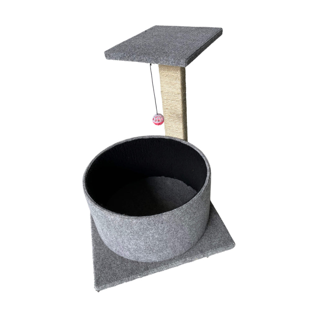 ScratzMe Lounge Around Cat Tree - angle