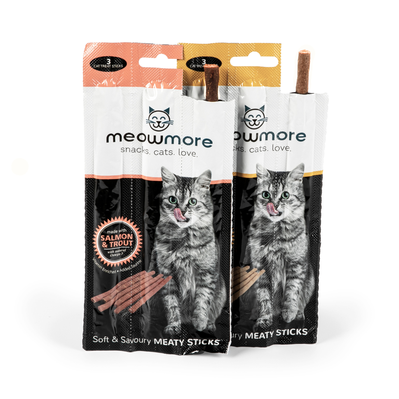 Meow More Cat Treat Sticks (15g)