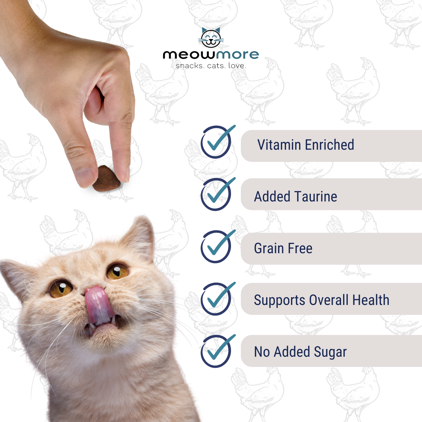 Meow More Meaty Snacks