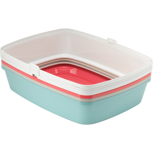 Moderna Maryloo Litter Tray with Rim Large + FREE Matching Handy Scoop