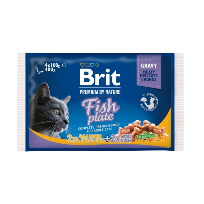 Brit Premium Cat Pouch Fish Plate