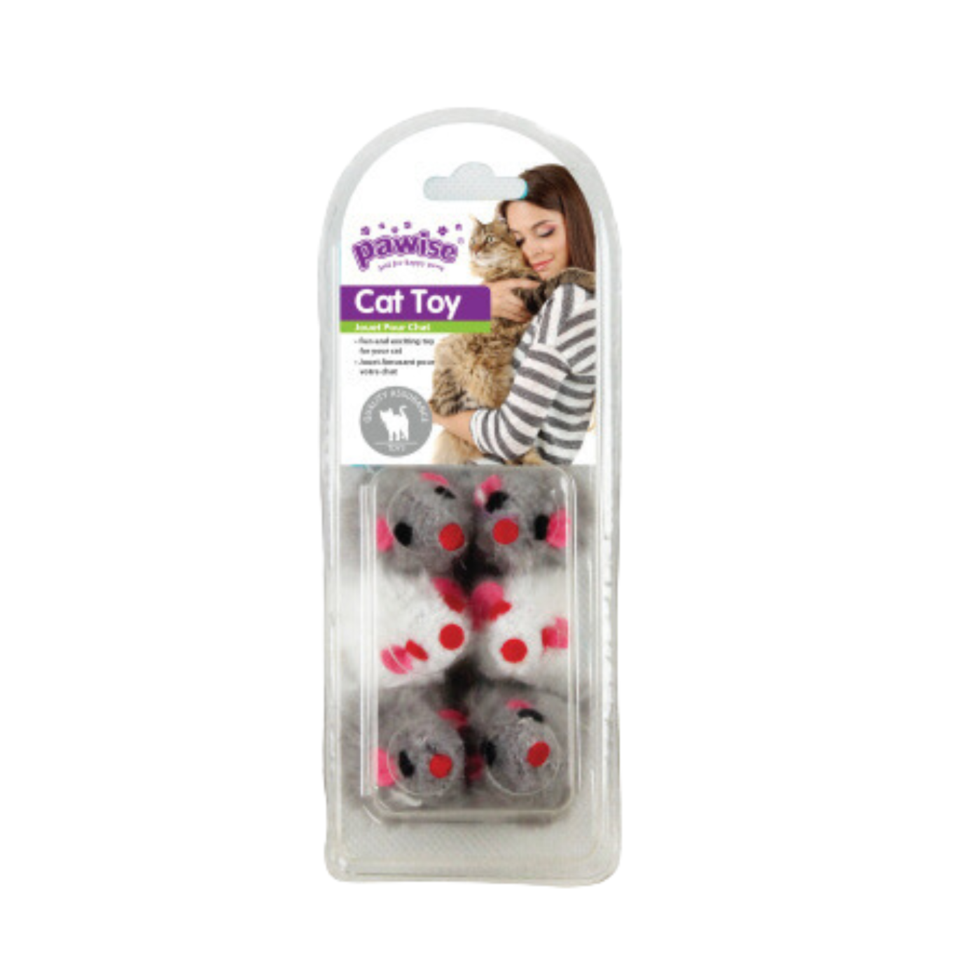 PAWISE Plush Mice 6pk