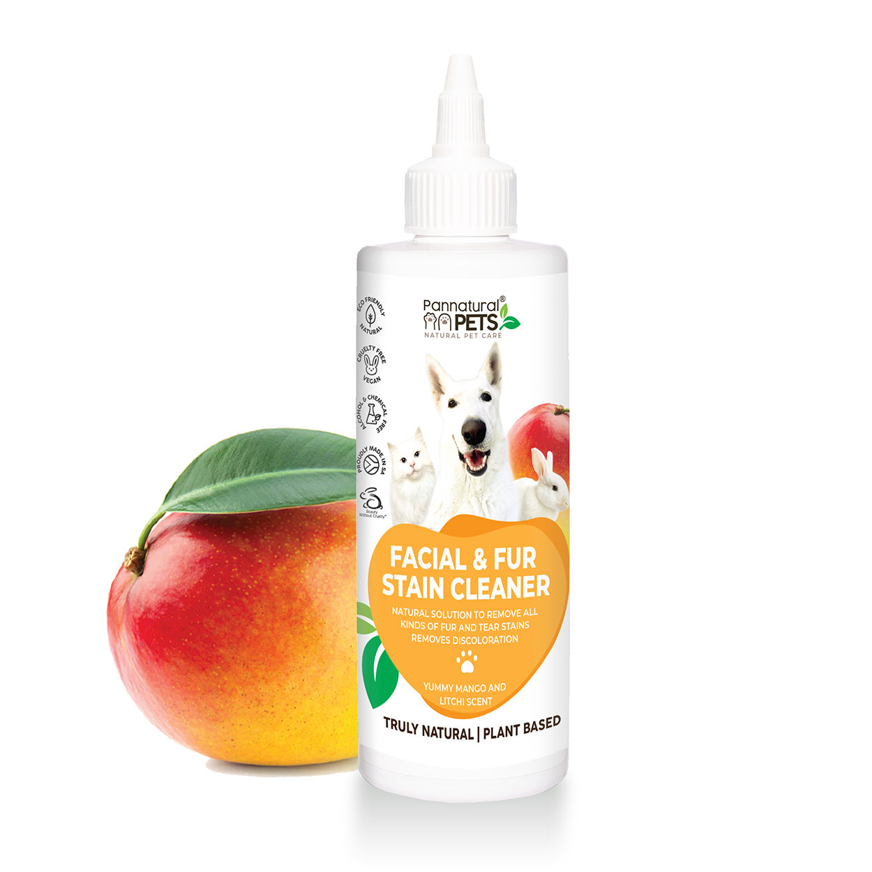 Pannatural Facial Tear & Fur Stain Cleaner 250ml
