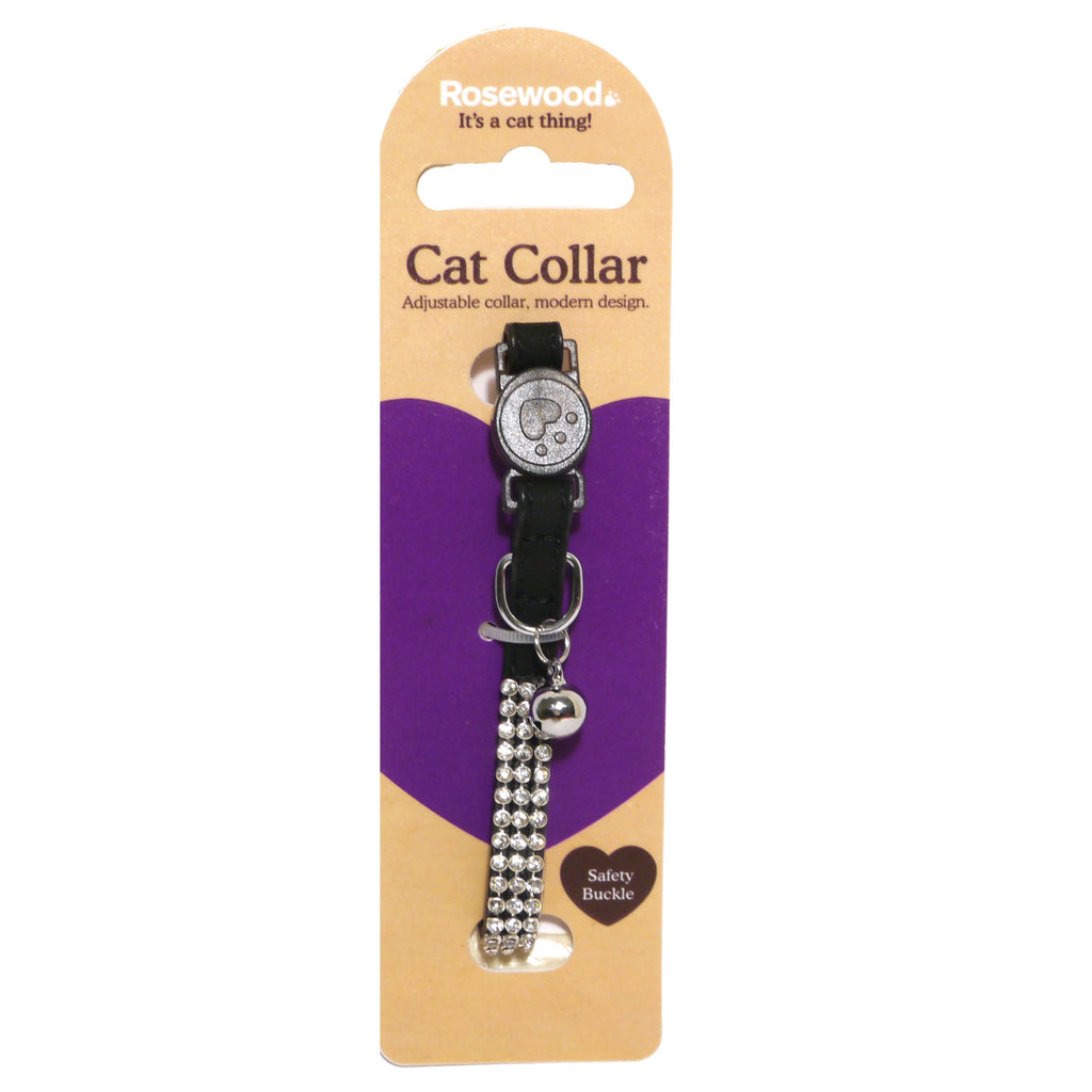 Rosewood  Cat Collar Diamante