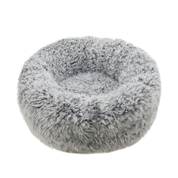 Rosewood Silver Fluff Comfort Round Cat Bed