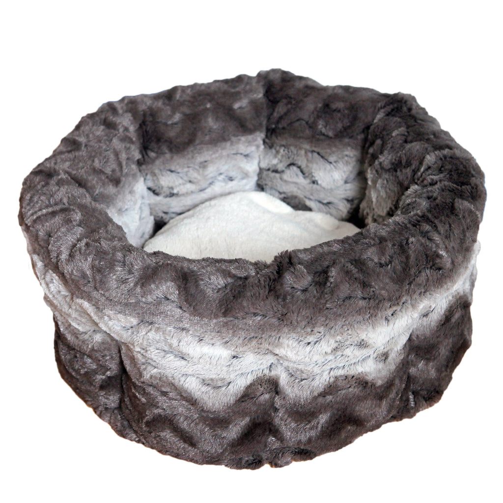 Rosewood Grey & Cream Snuggle Plush Round Small 50.5cm