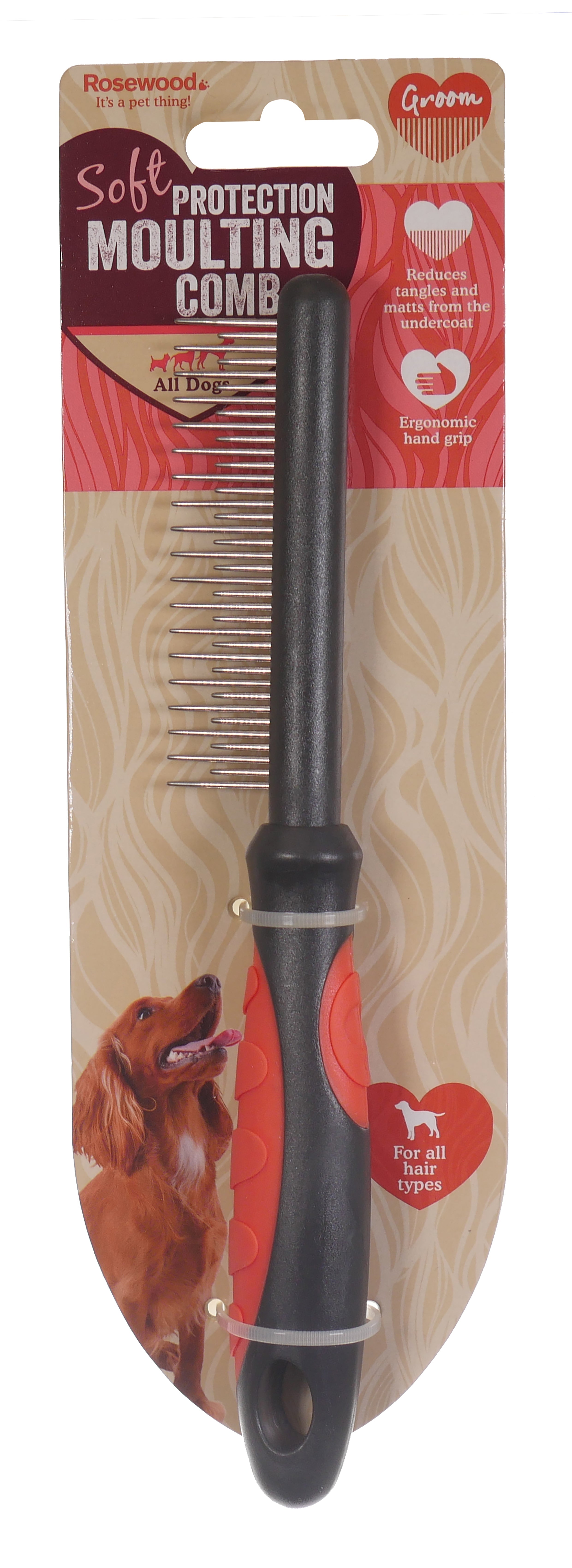 Rosewood Salon Grooming Combs