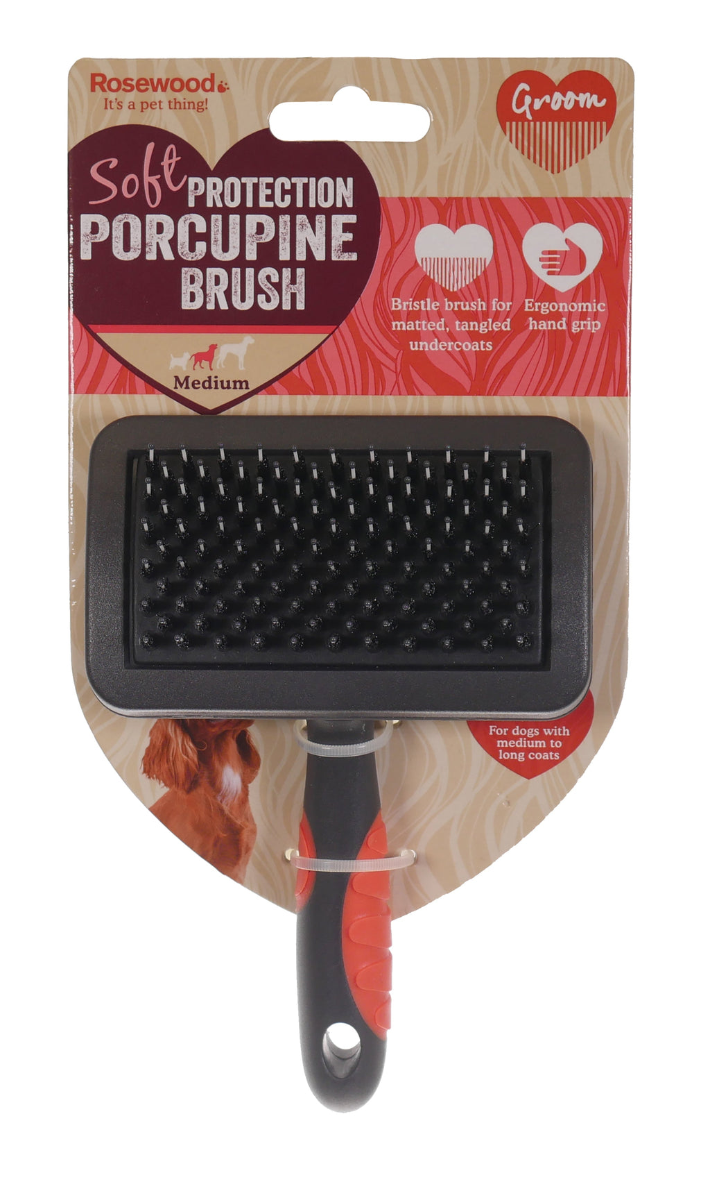 Rosewood Salon Grooming Porcupine Brush