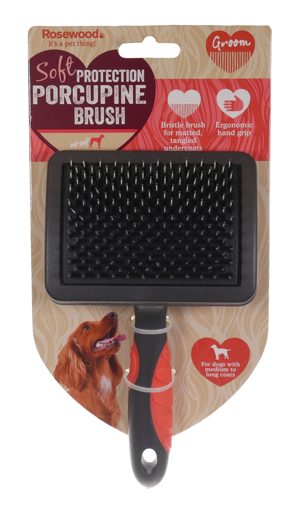 Rosewood Salon Grooming Porcupine Brush