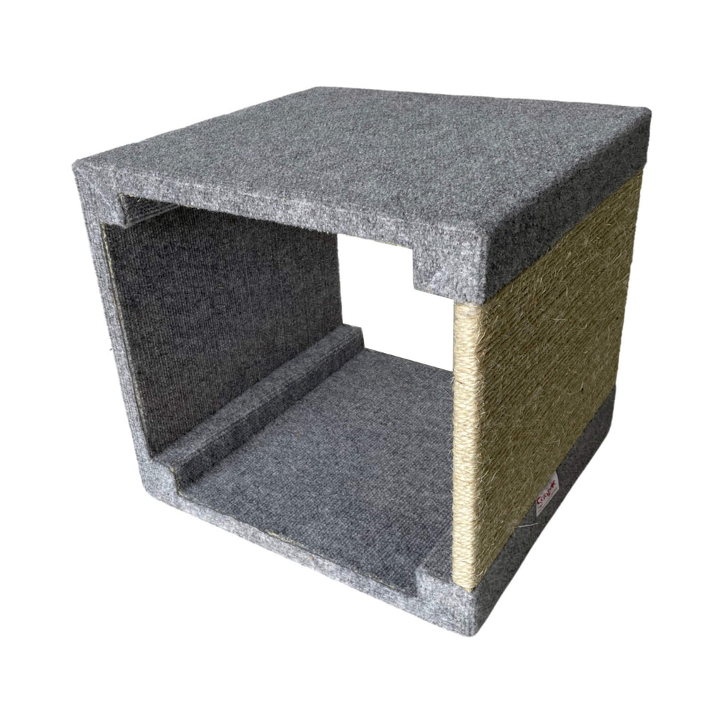 ScratzMe ScratzBox Cat Hideaway - angle