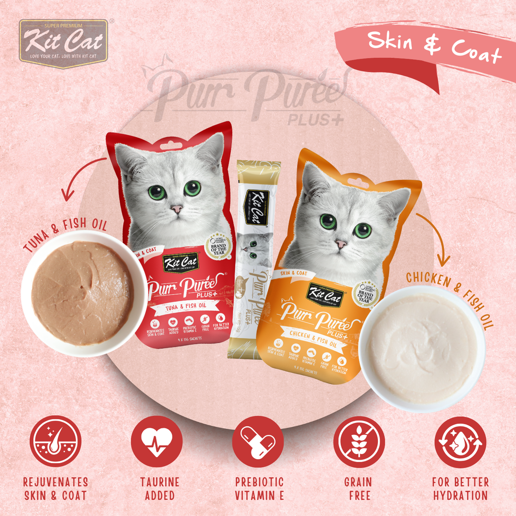 Kit Cat Purr Puree Plus+ (4 x 15g)
