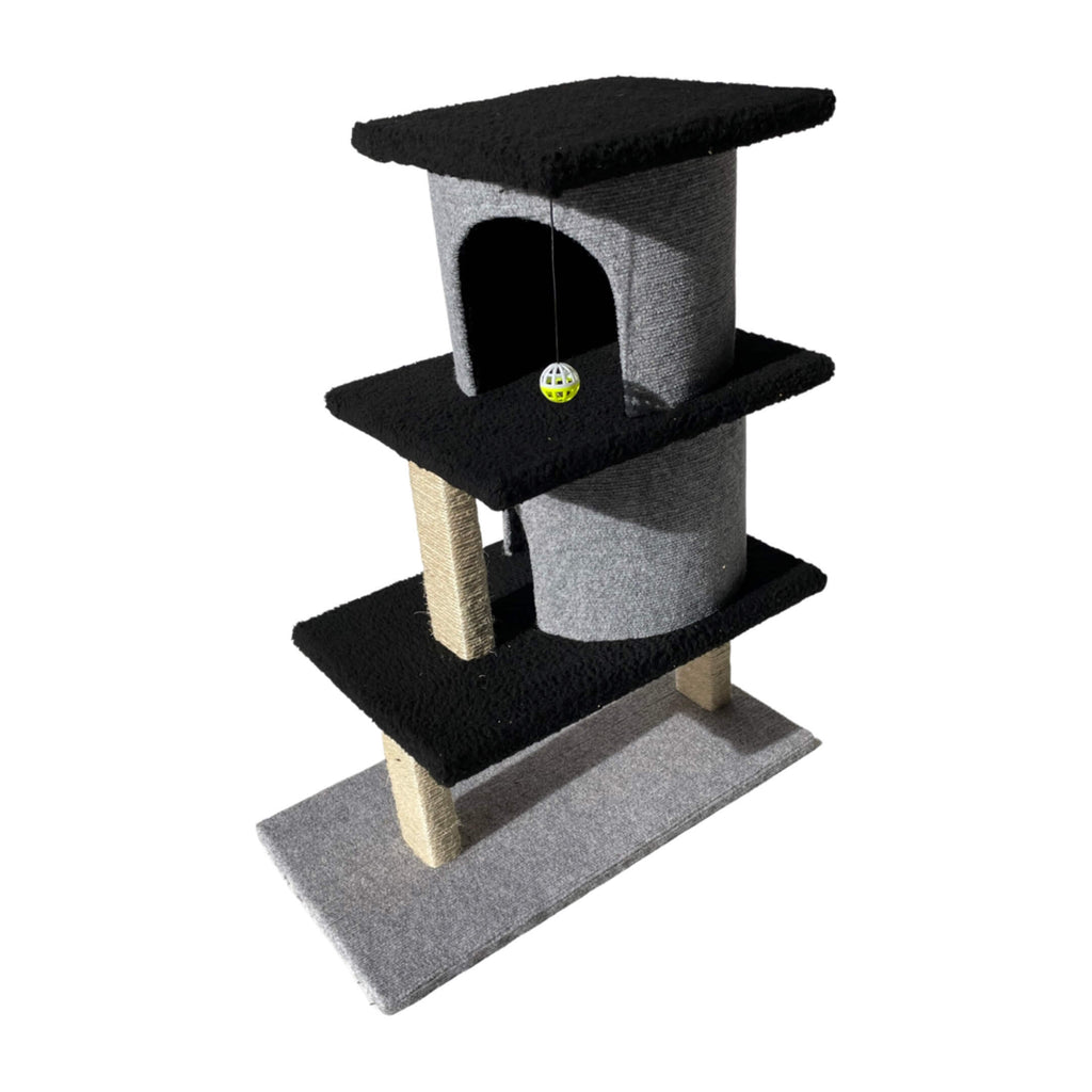 ScratzMe Sleepy Tower Cat Tree - angle 1