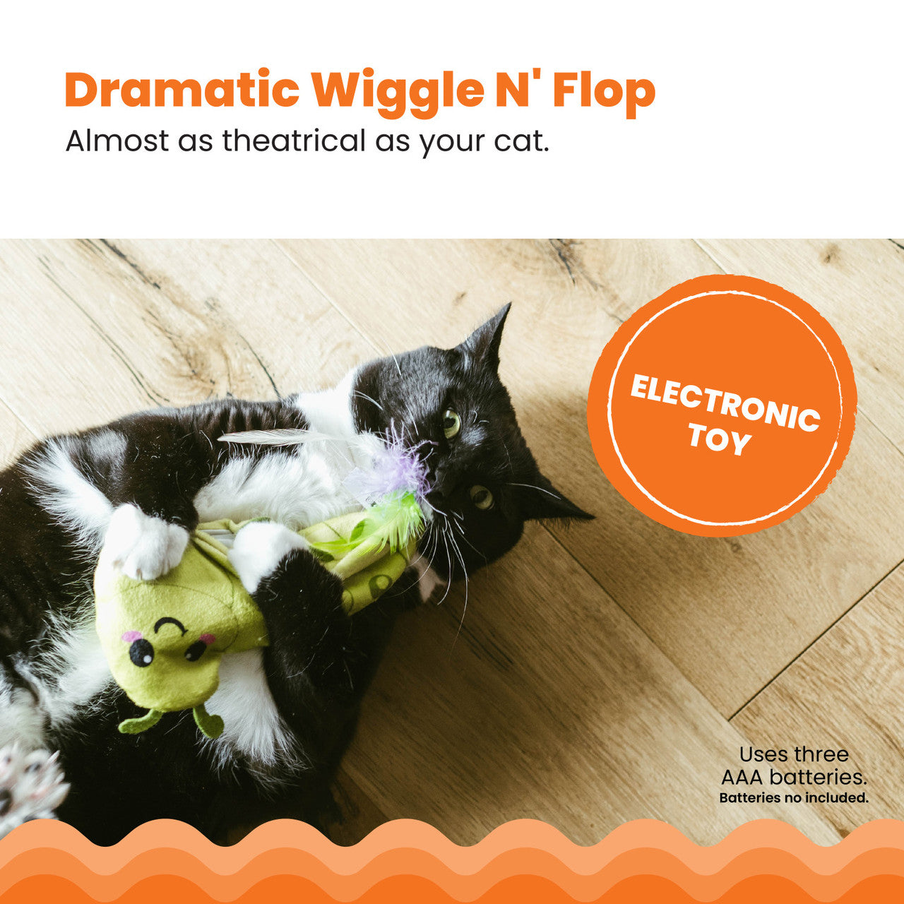 Catstages Wiggle Worm Electronic Toy