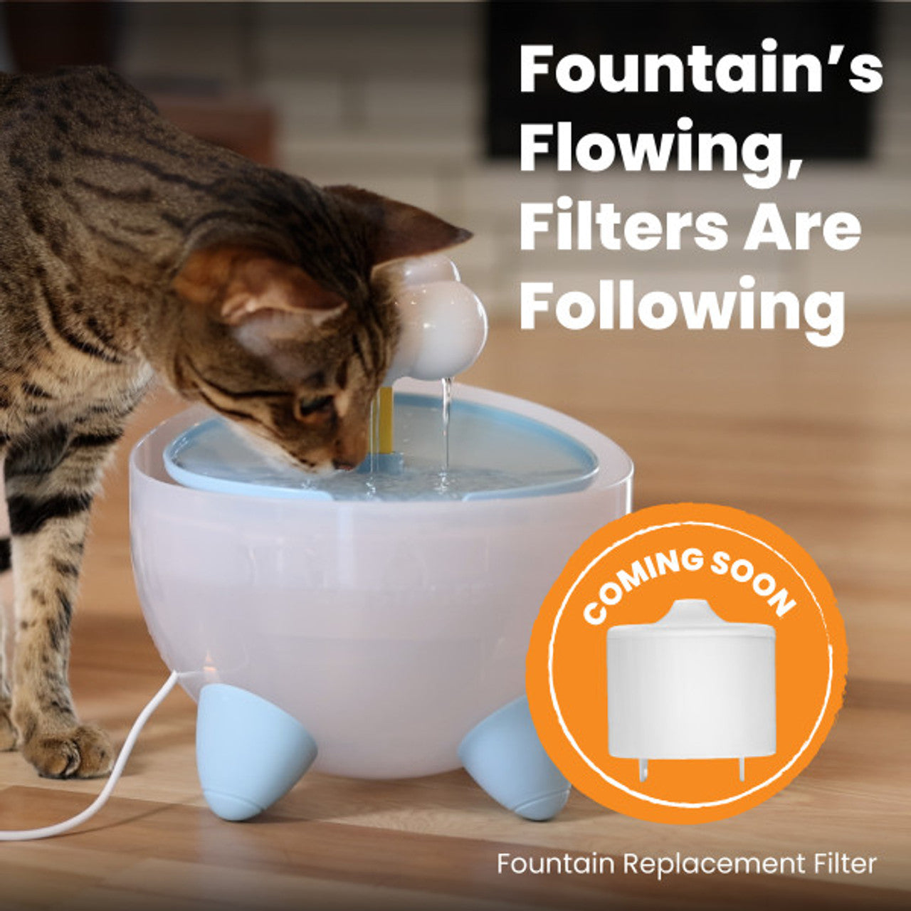 Catstages Purrfect Rain Cat Water Fountain