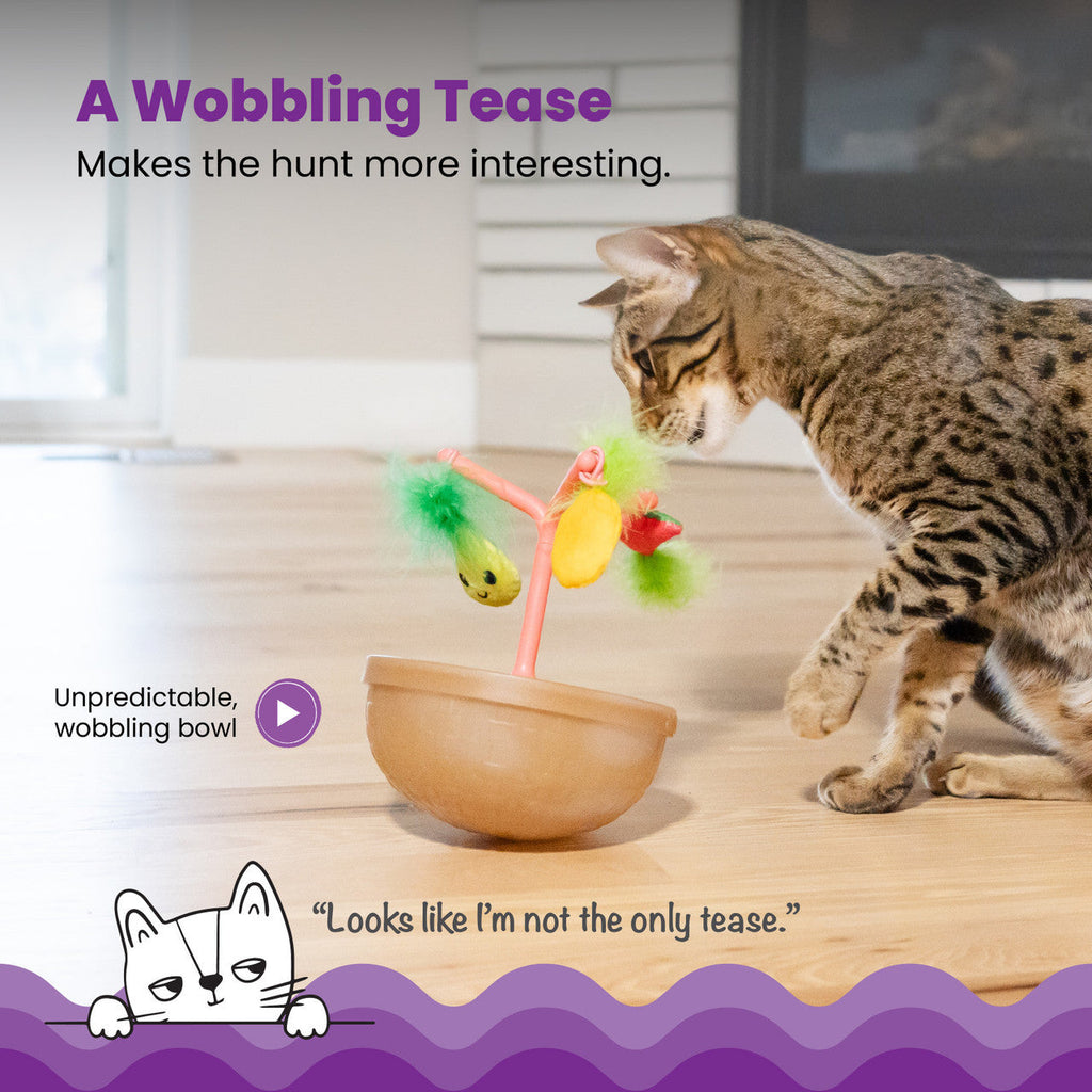 Catstages Hunt N' Wobble Fruit Bowl