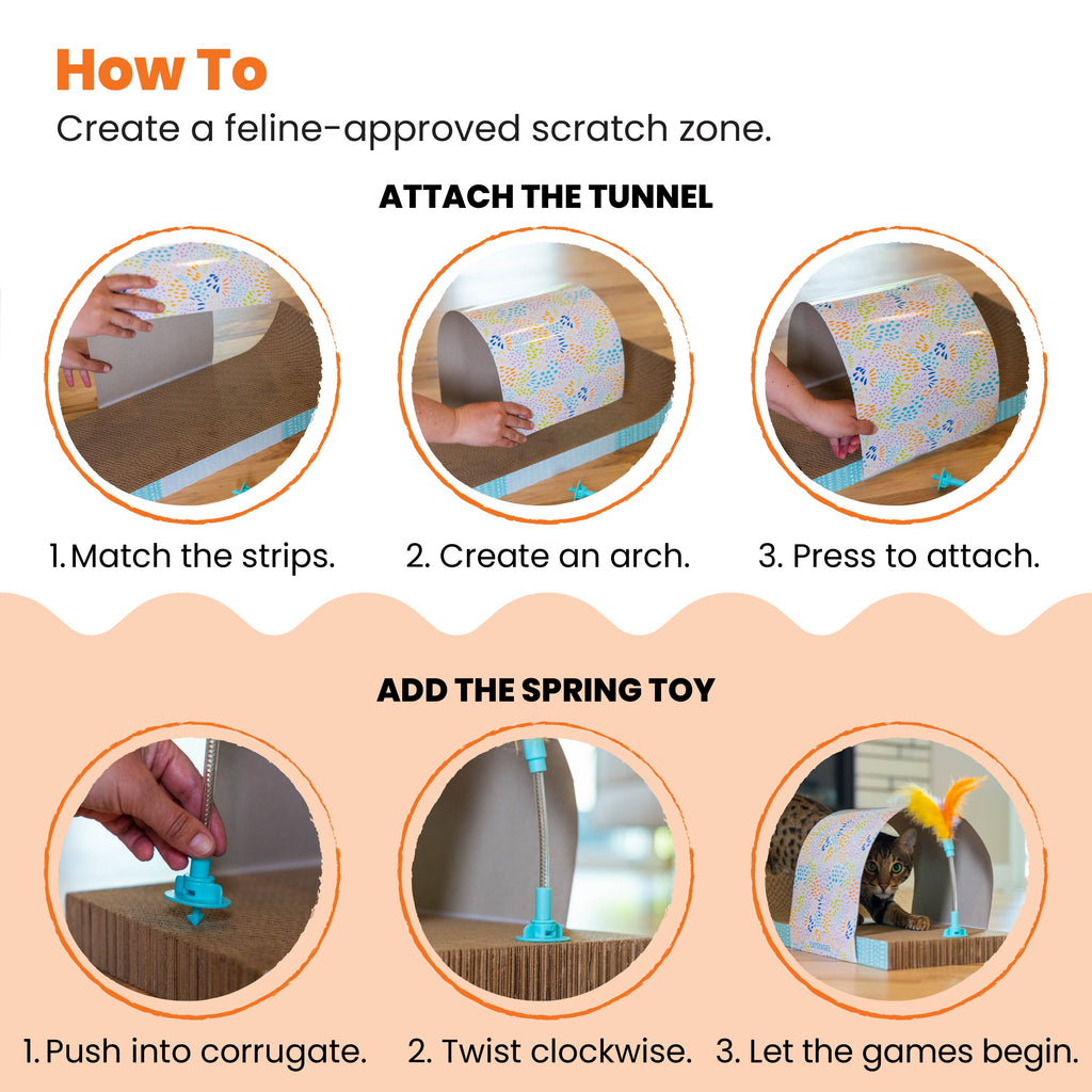 Catstages Cat Tunnel Scratcher