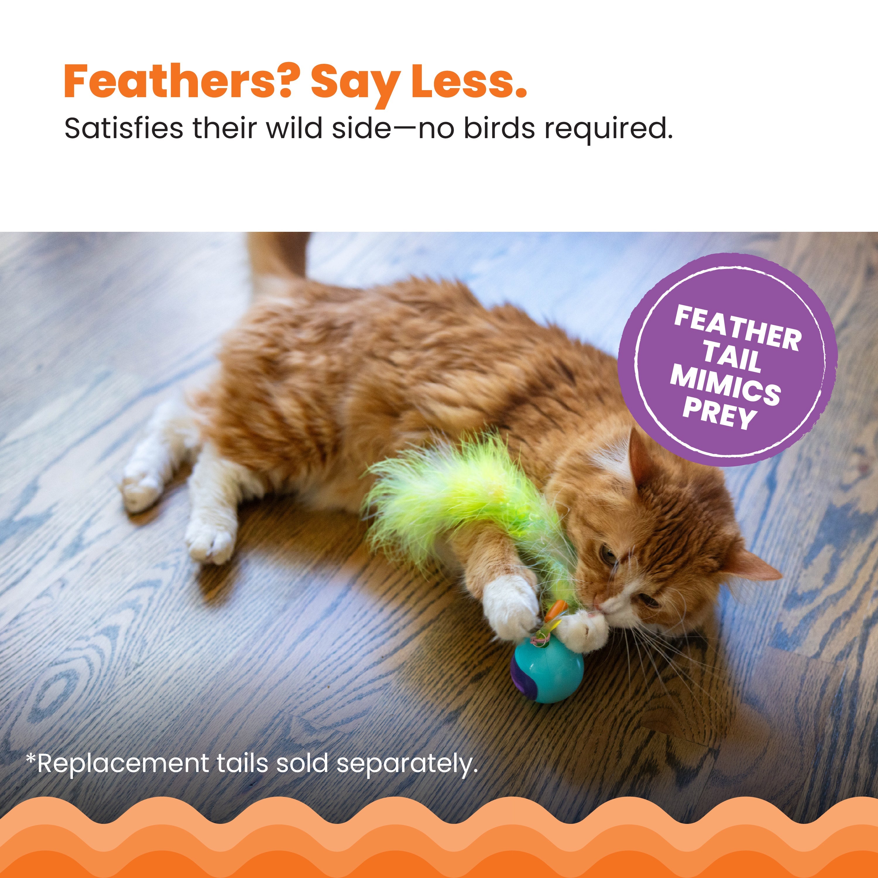 Catstages Roll & Chase Robot Toy
