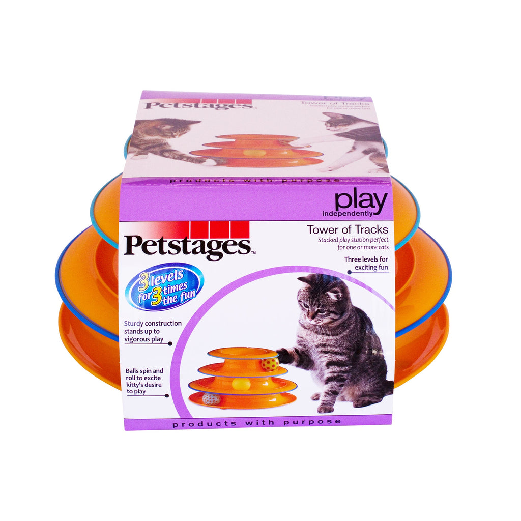 Petstages Tower of Tracks Interactive Cat Toy