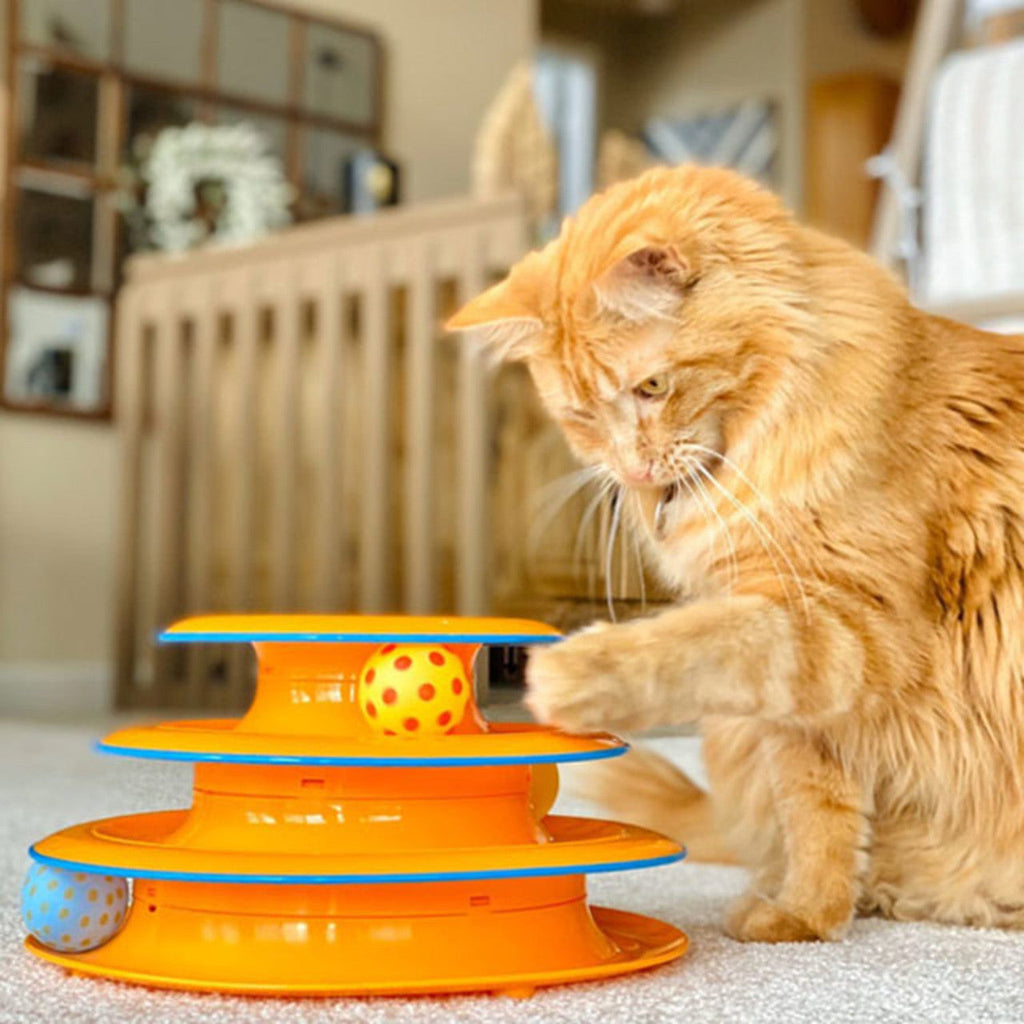 Petstages Tower of Tracks Interactive Cat Toy