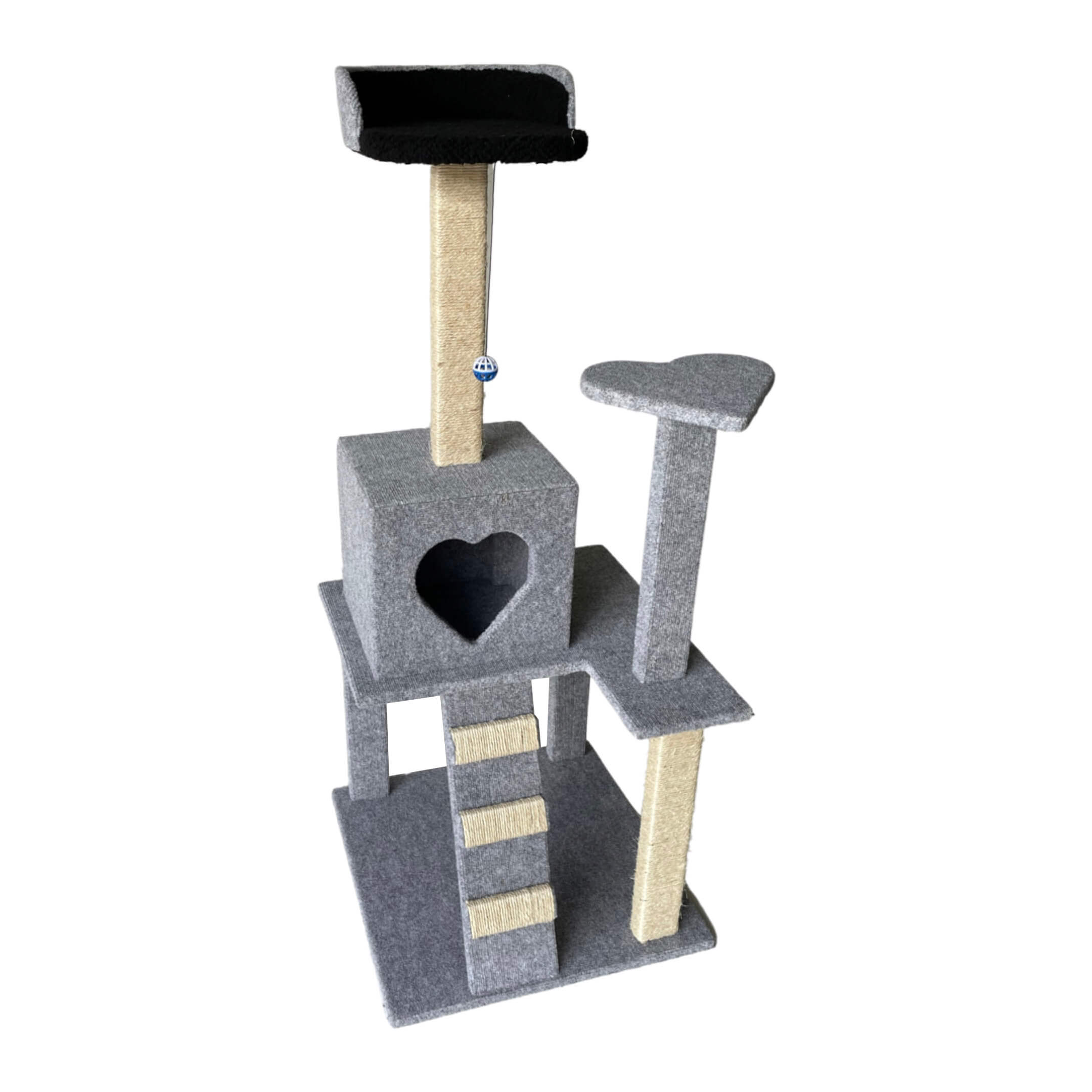 ScratzMe The Cats Whiskers Cat Tree - angle