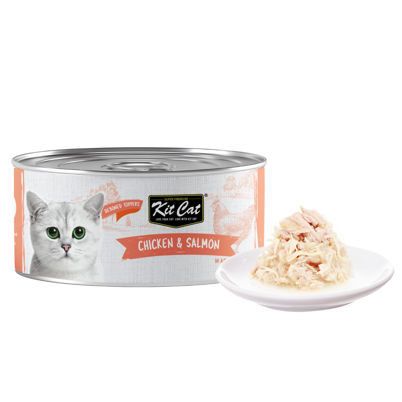 Kit Cat Deboned Toppers - Chicken Variants (80g)