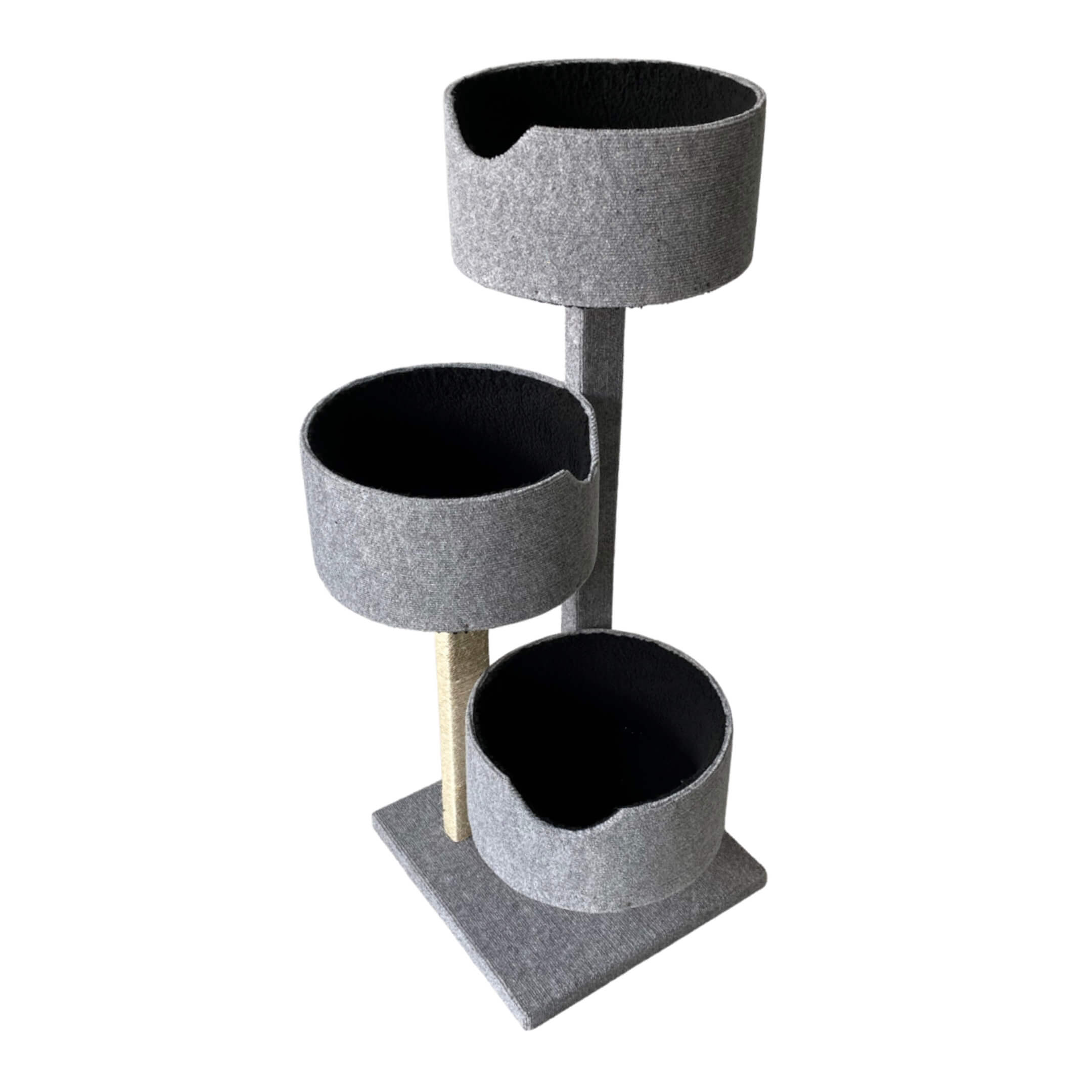 ScratzMe Trio Town Cat Tree - angle