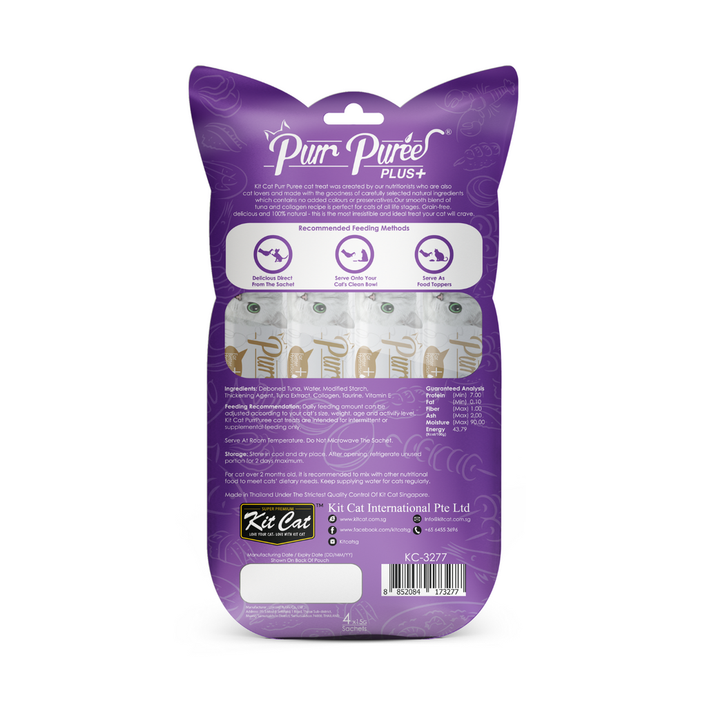 Kit Cat Purr Puree Plus+ (4 x 15g)