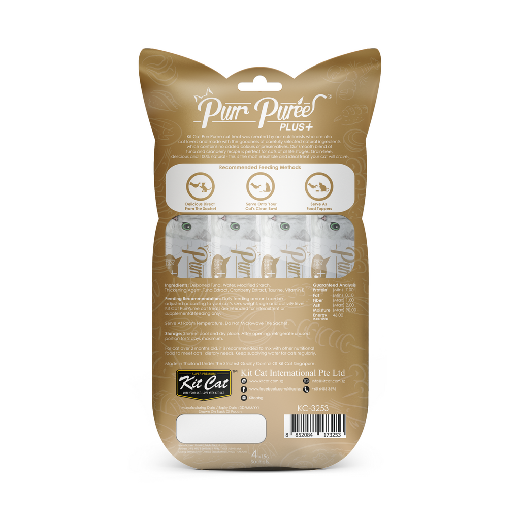Kit Cat Purr Puree Plus+ (4 x 15g)