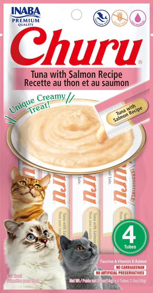 INABA Churu Puree Cat Treats 4x14g