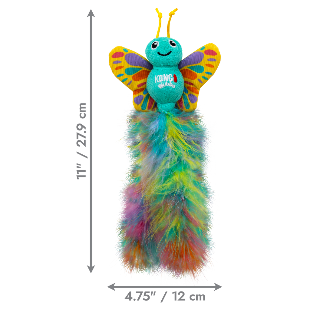 KONG Wubba Butterfly - dimensions