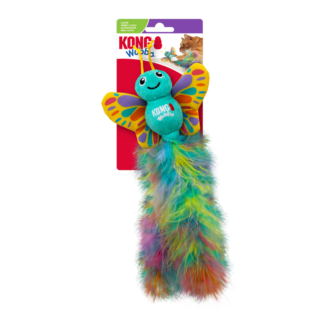 KONG Wubba Butterfly - on pack