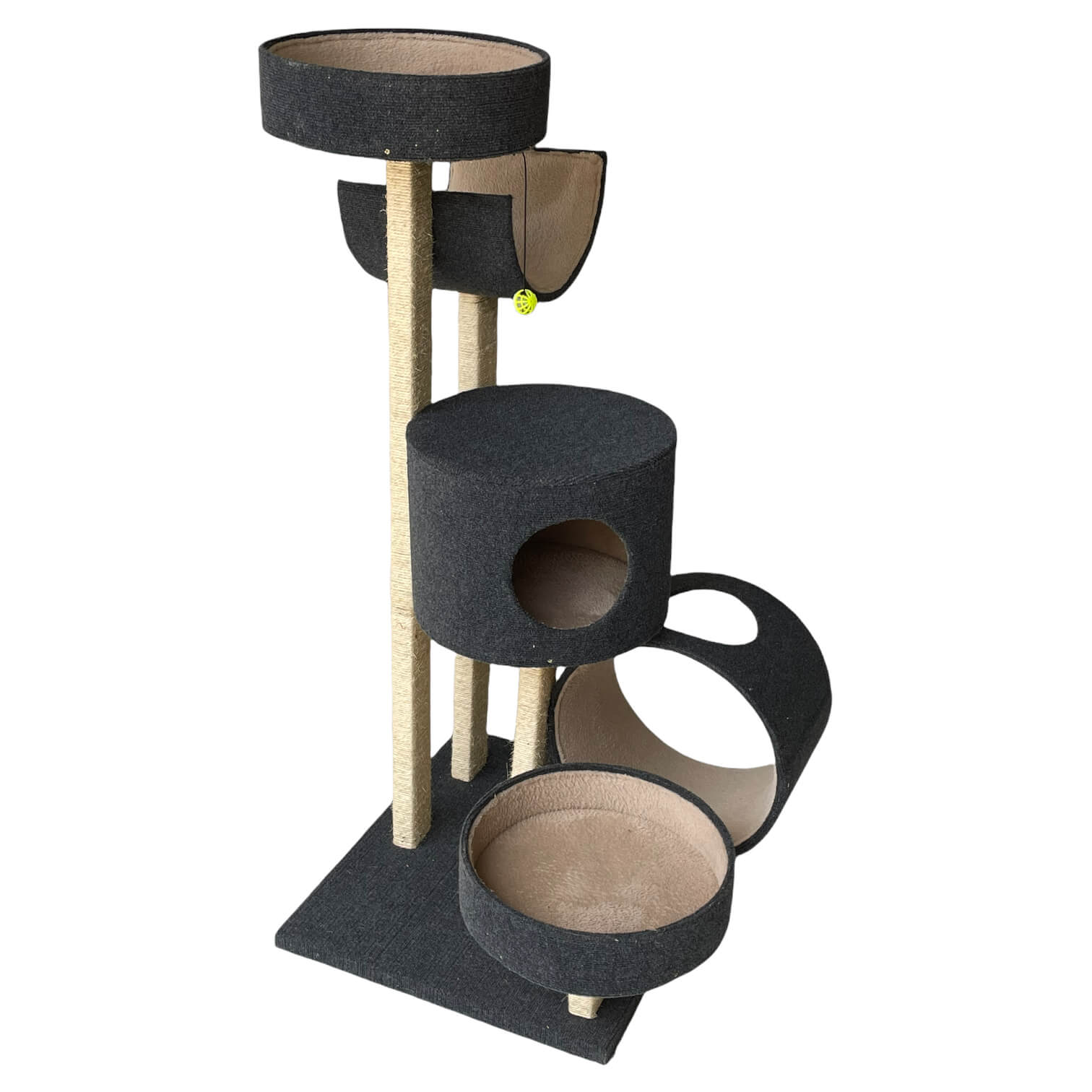 ScratzMe White Lion Cat Tree - front