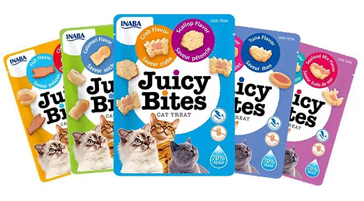 INABA Juicy Bites Cat Treats 3x11.3g