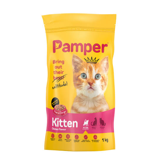 Pamper Kitten Dry Food 1kg