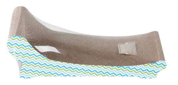 PAWISE Lounge Cat Scratcher 48x17x22cm